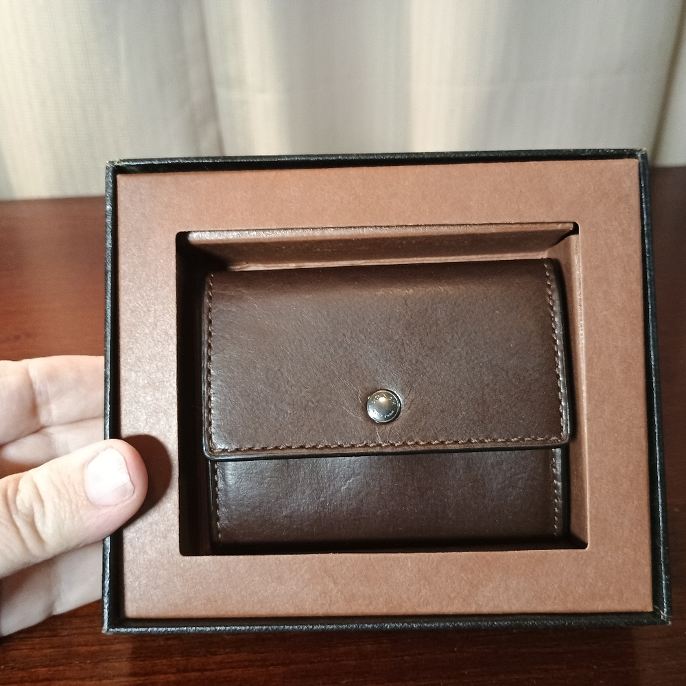Coach Water Buffalo Leather Wallet